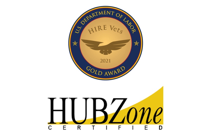 Kitty Hawk Technologies is a hubzone certified, Department of Labor Hire Vets 2021 gold award winning business